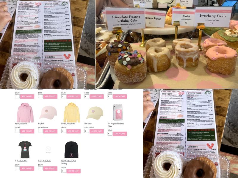 Five Daughters Bakery | L&L Market Menu