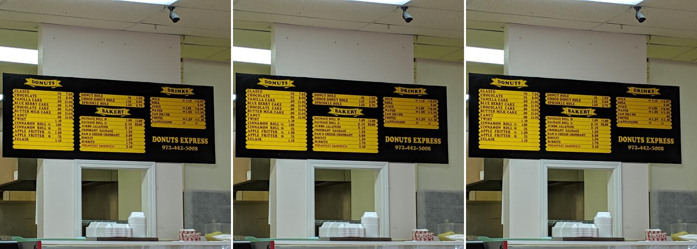 Donuts express Menu
