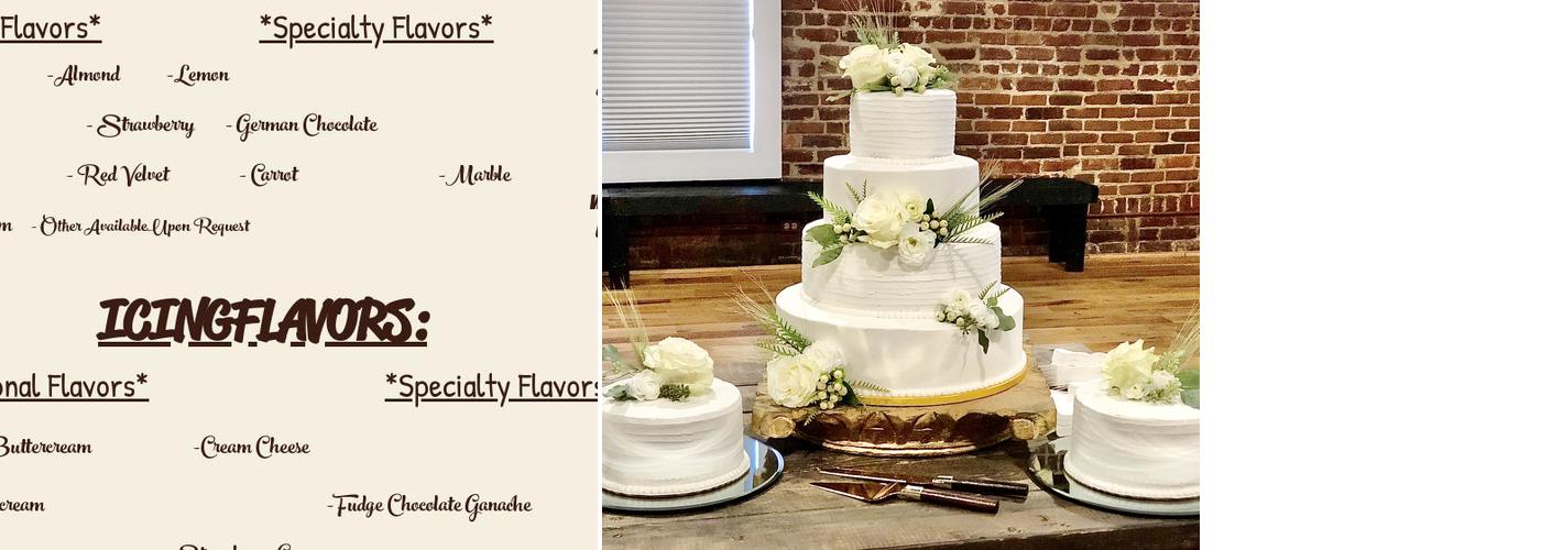 Cups-N-Cakes Bakery Menu