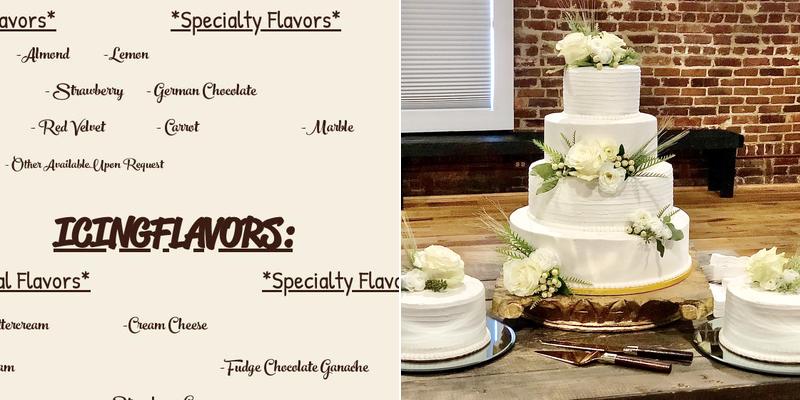 Cups-N-Cakes Bakery Menu