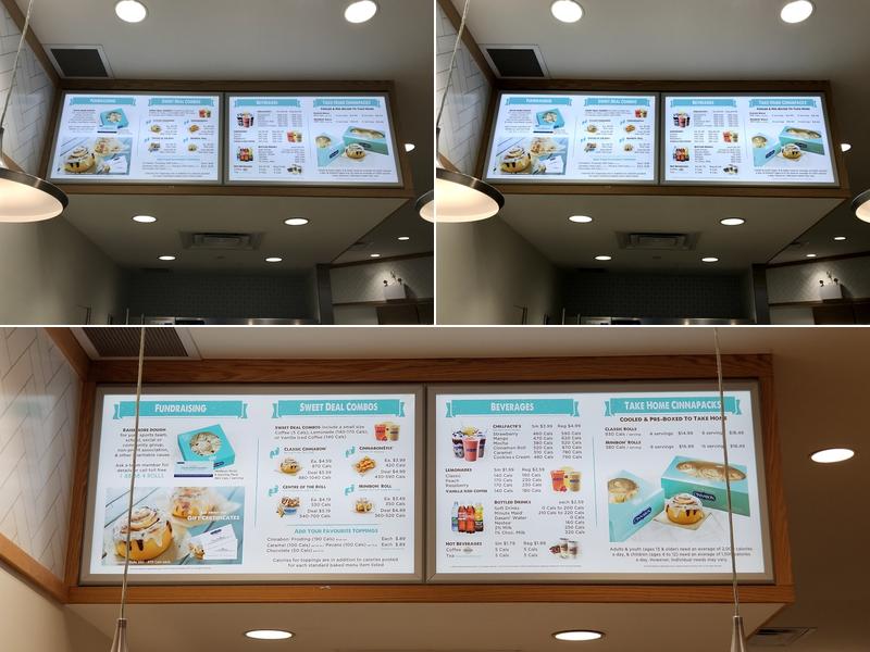 Cinnabon Menu