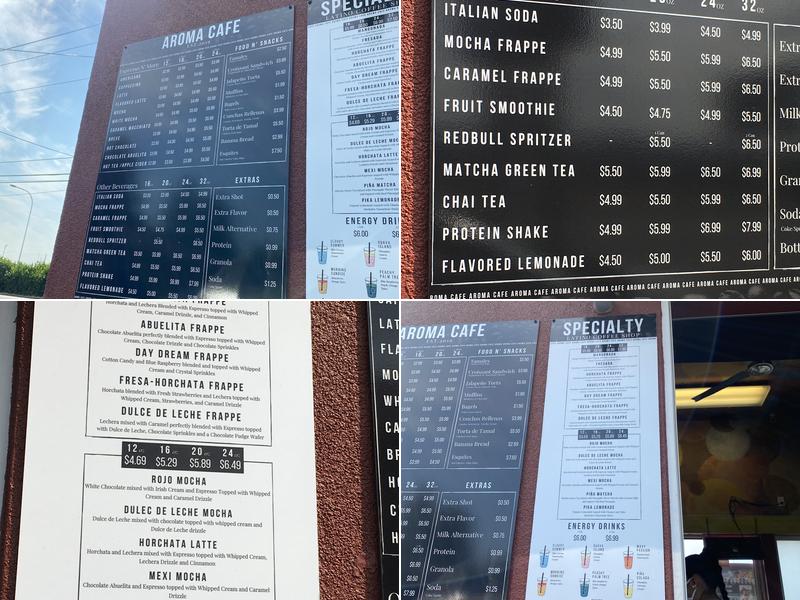 Amazonia Cafe Auburn Menu