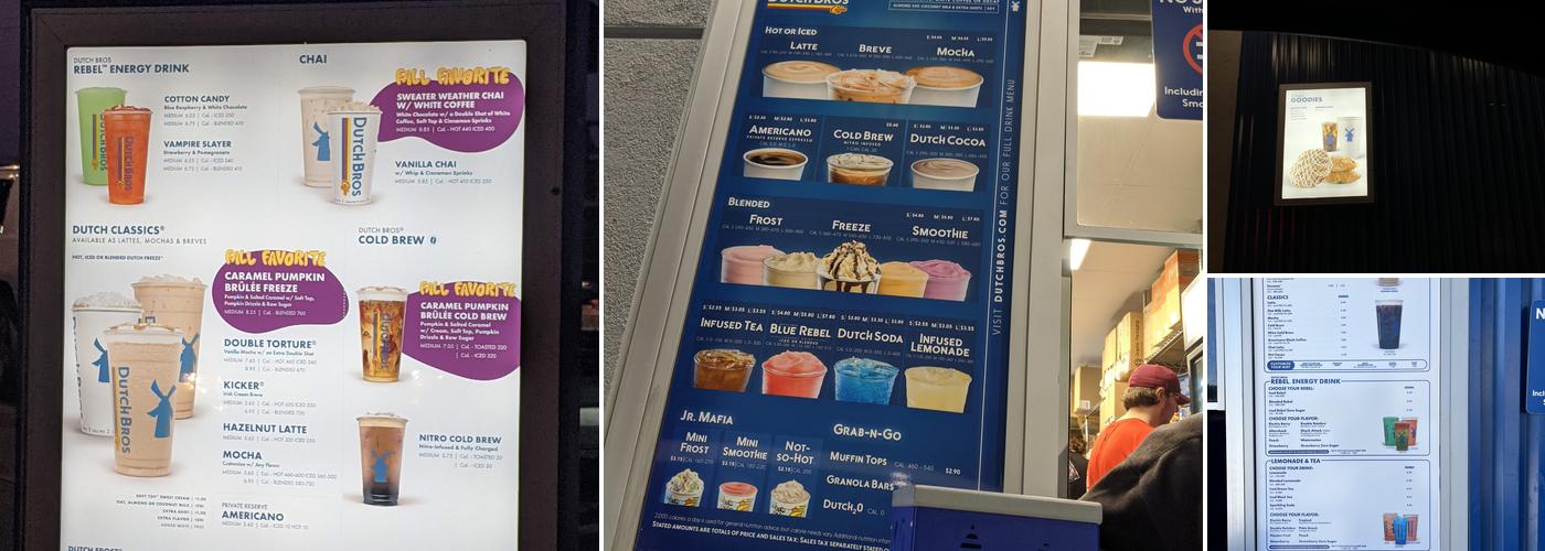 Dutch Bros Coffee Menu
