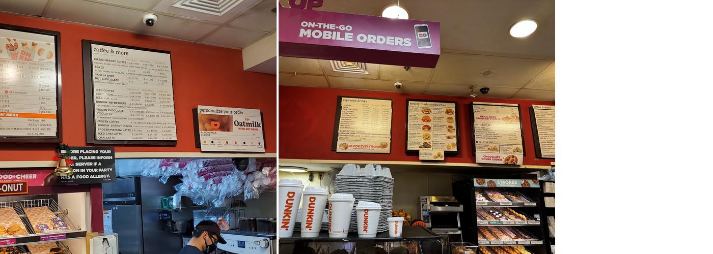 Dunkin' Menu