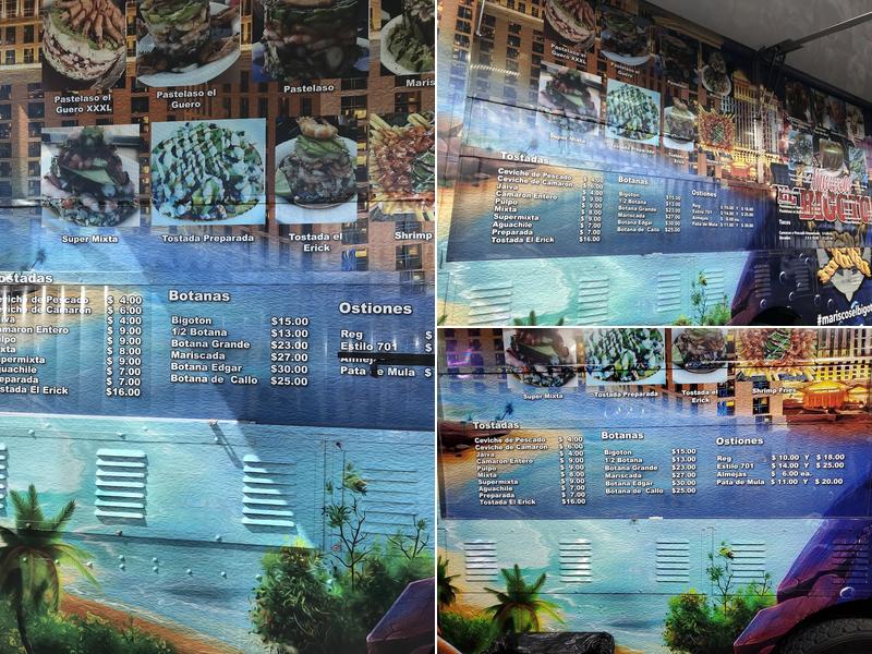 Mariscos el bigoton Menu