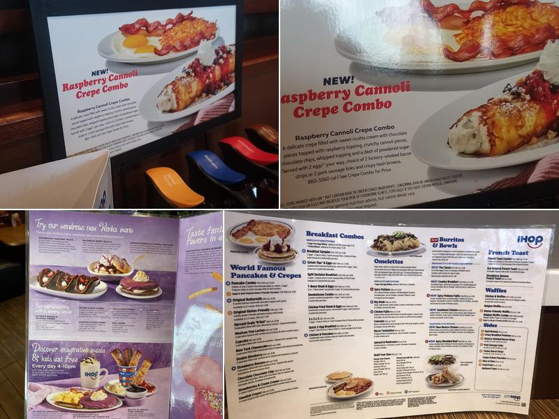 IHOP Menu