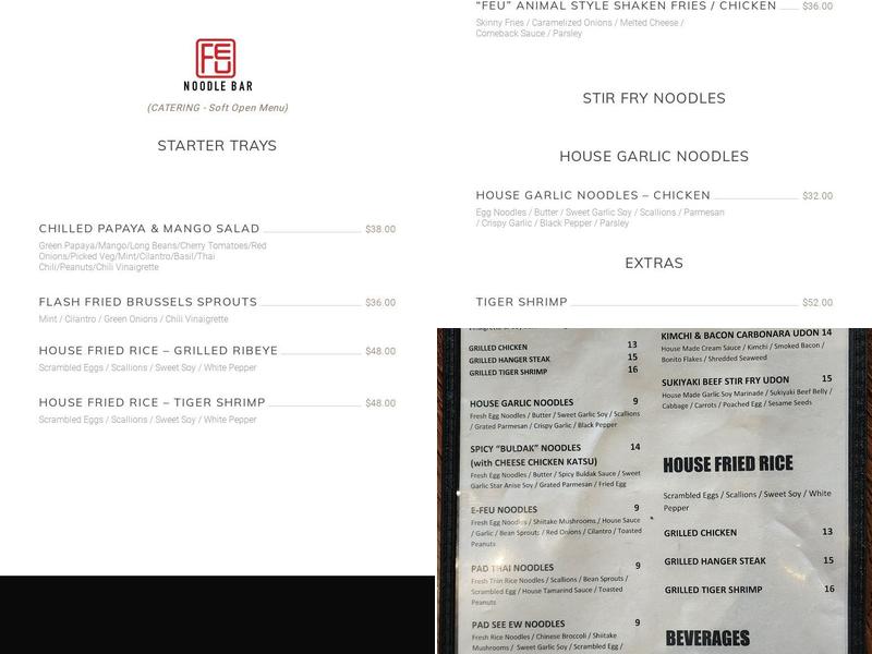 Mazera: Mazemen & Ramen Menu