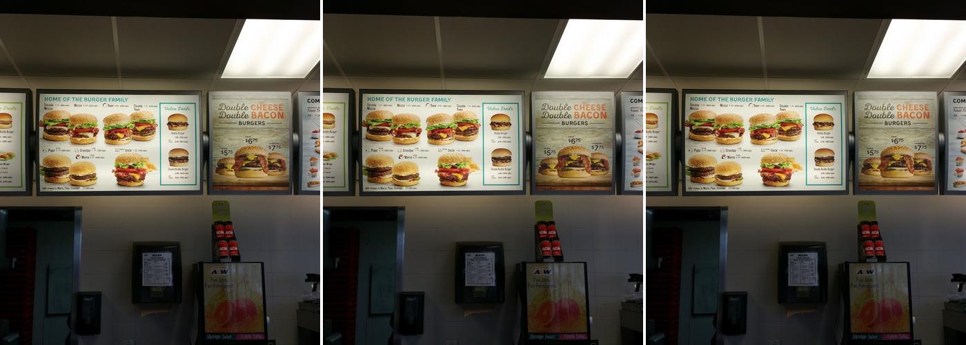 A&W Canada Menu