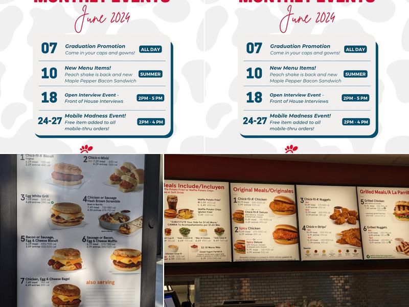 Chick-fil-A Menu