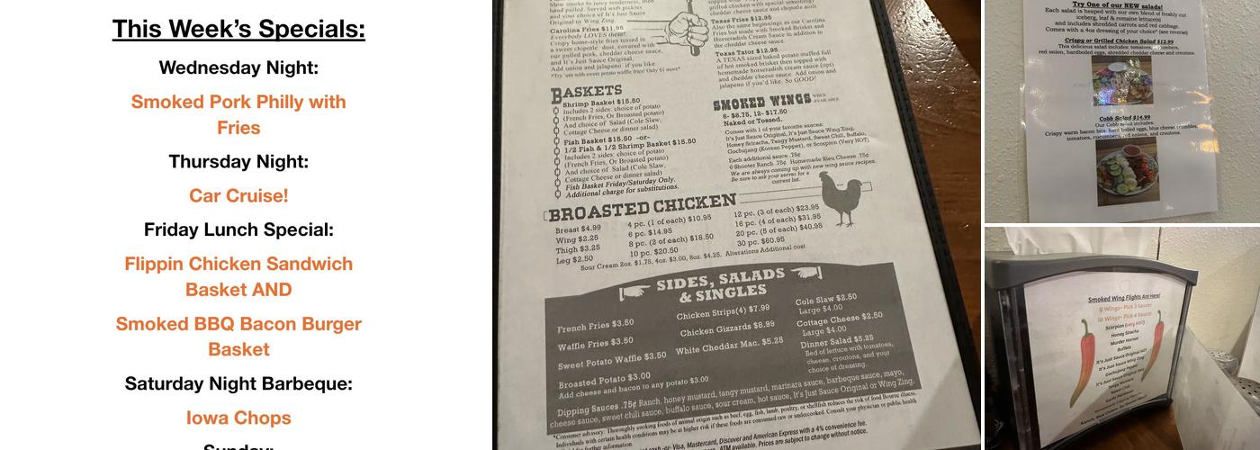 Kula's It's Just Sauce Menu