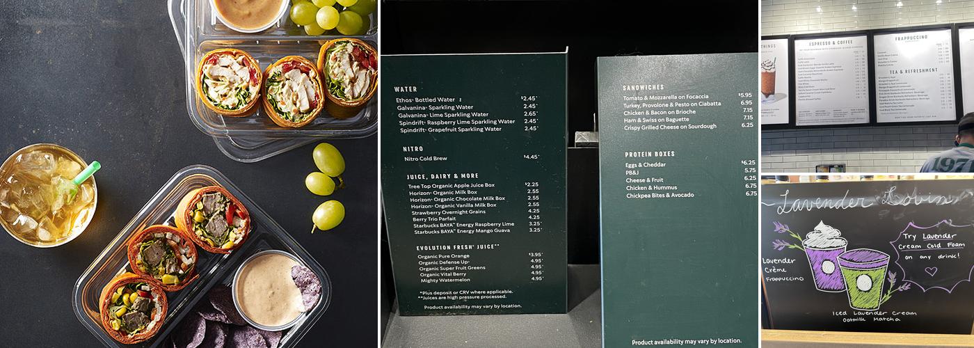 Starbucks Menu