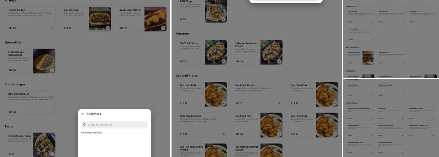 Battered Men's BBQ Menu