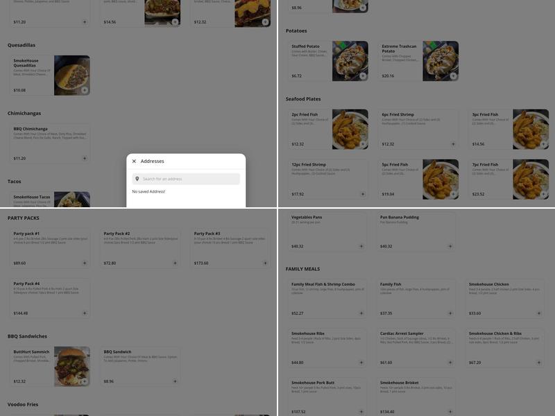 Battered Men's BBQ Menu