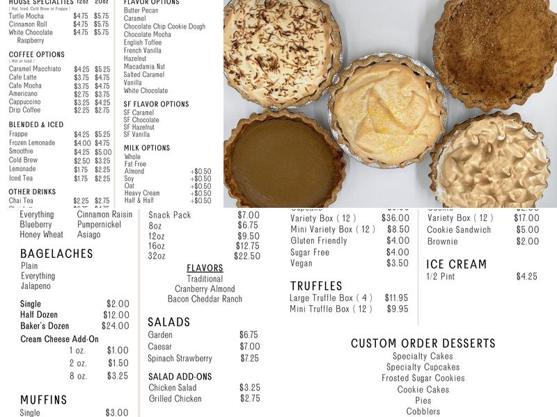 Barnett Sweets & Co. Menu