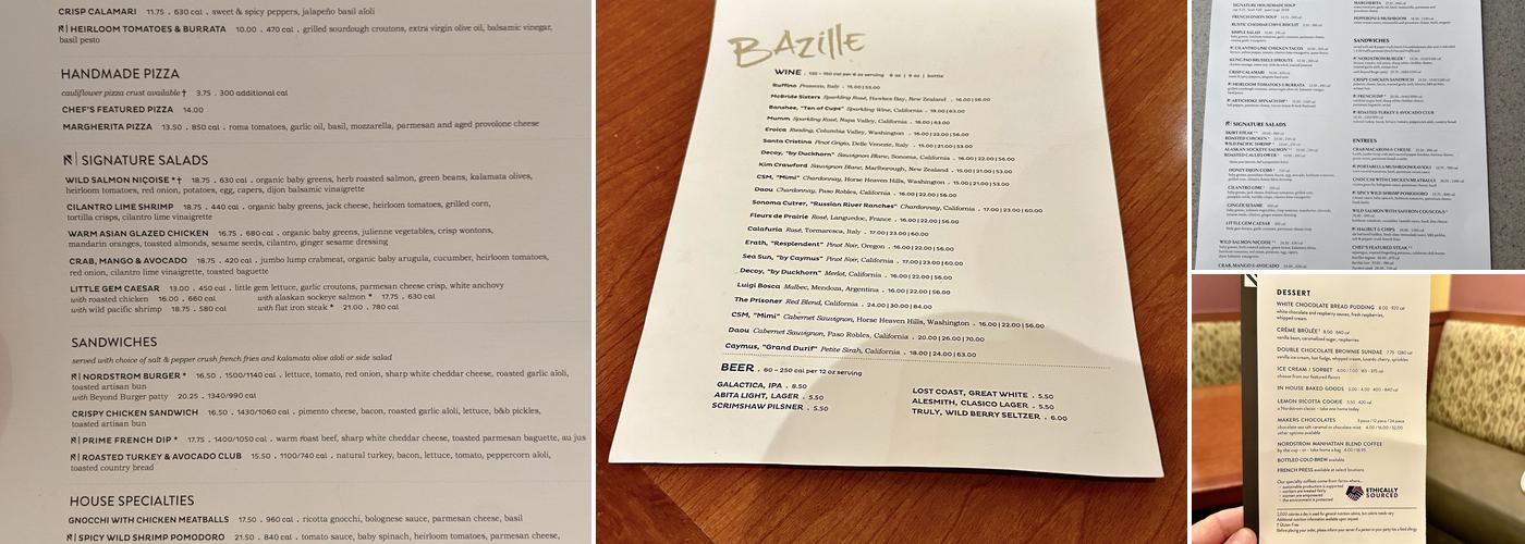 Bazille Menu