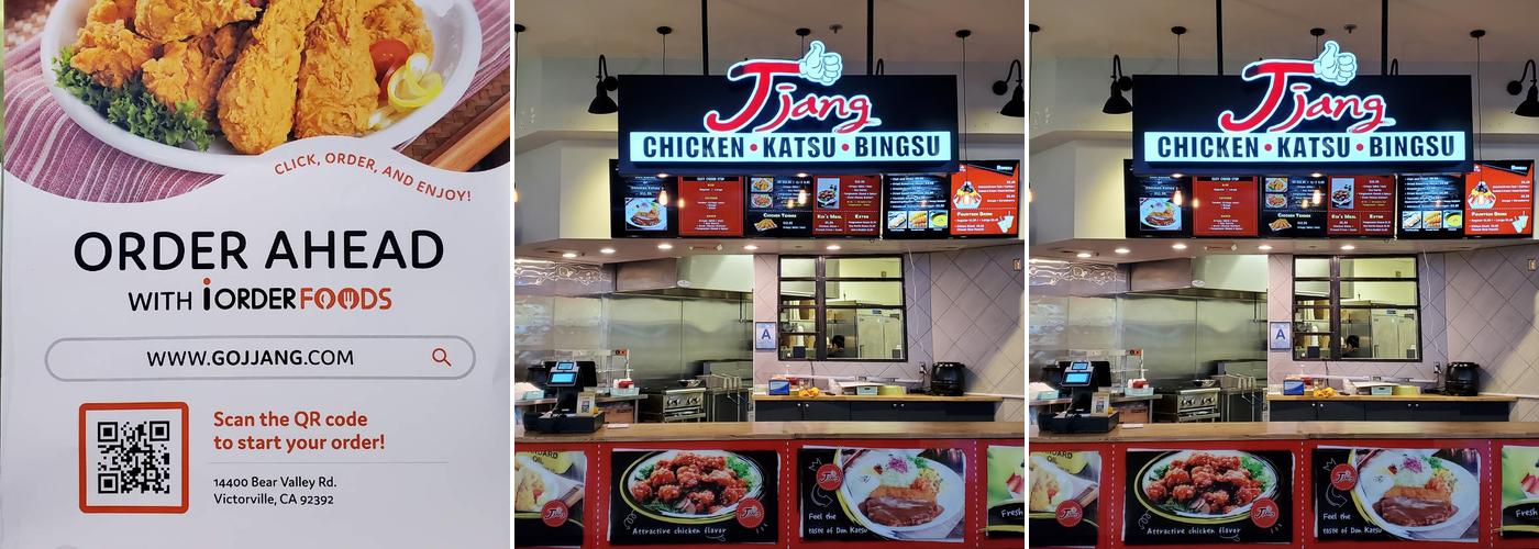 Jjang Chicken Menu