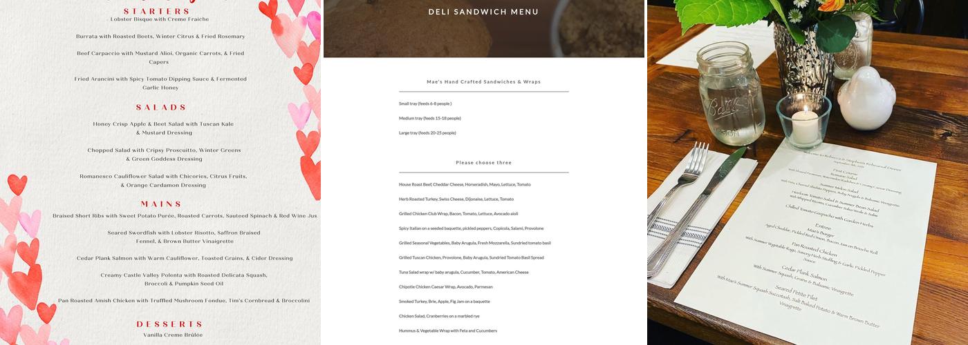 Mae's Menu
