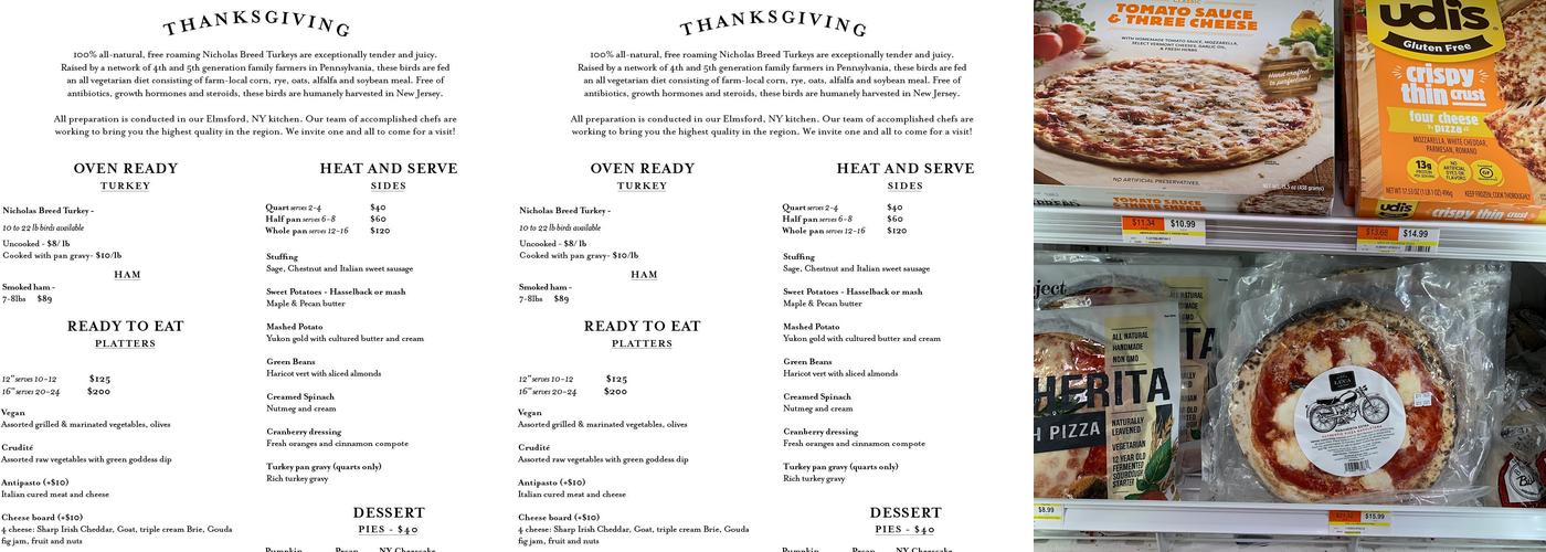 Pizza Luca Menu