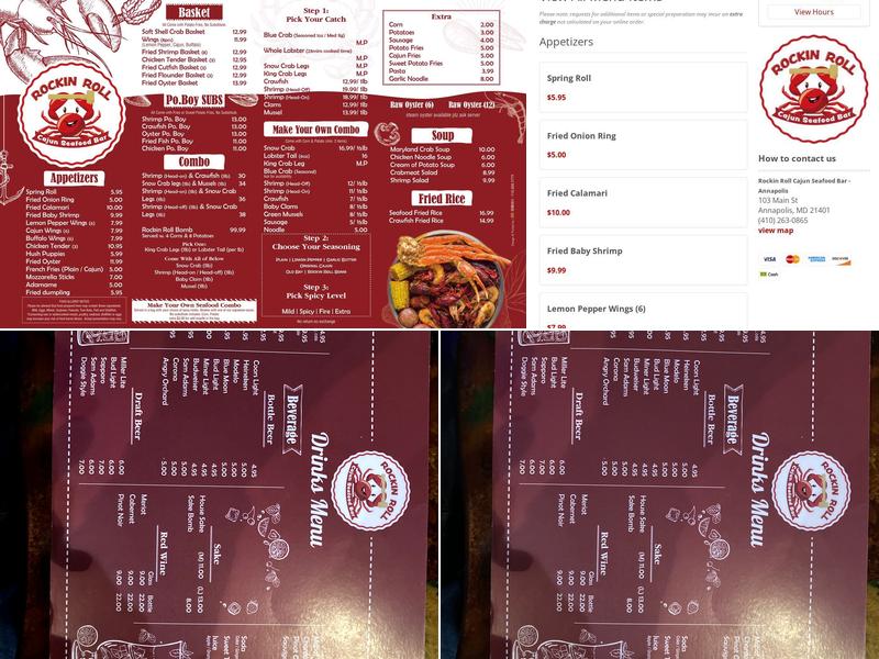 O'Brien's Oyster Bar & Seafood Tavern Menu