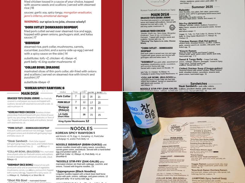 Han-Mi Menu