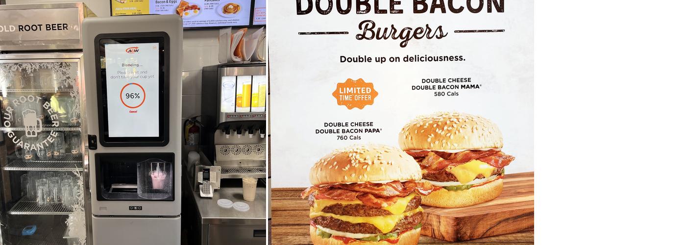 A&W Canada Menu