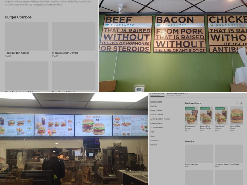 A&W Canada Menu