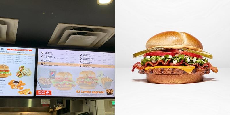 Harvey's Menu