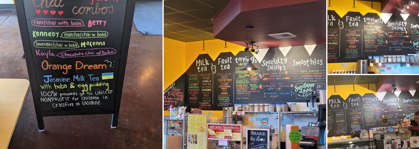 NUM NUM BOBA Menu