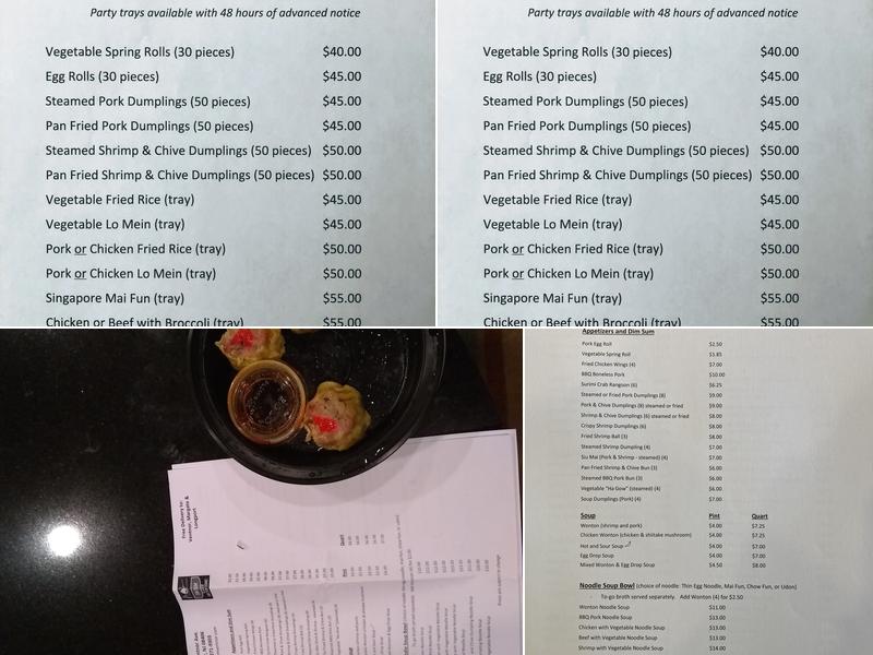 Dim Sum and Then Some! VENTNOR Menu