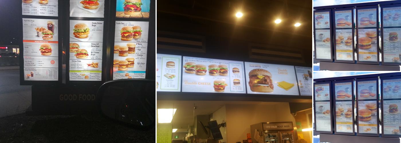 A&W Canada Menu