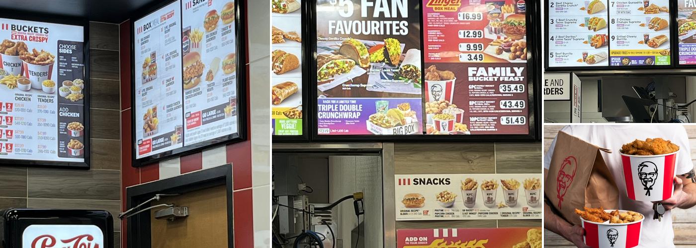 KFC Menu