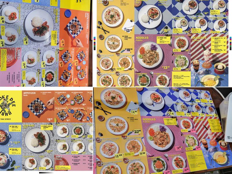 Choke Dee Thai Street Menu