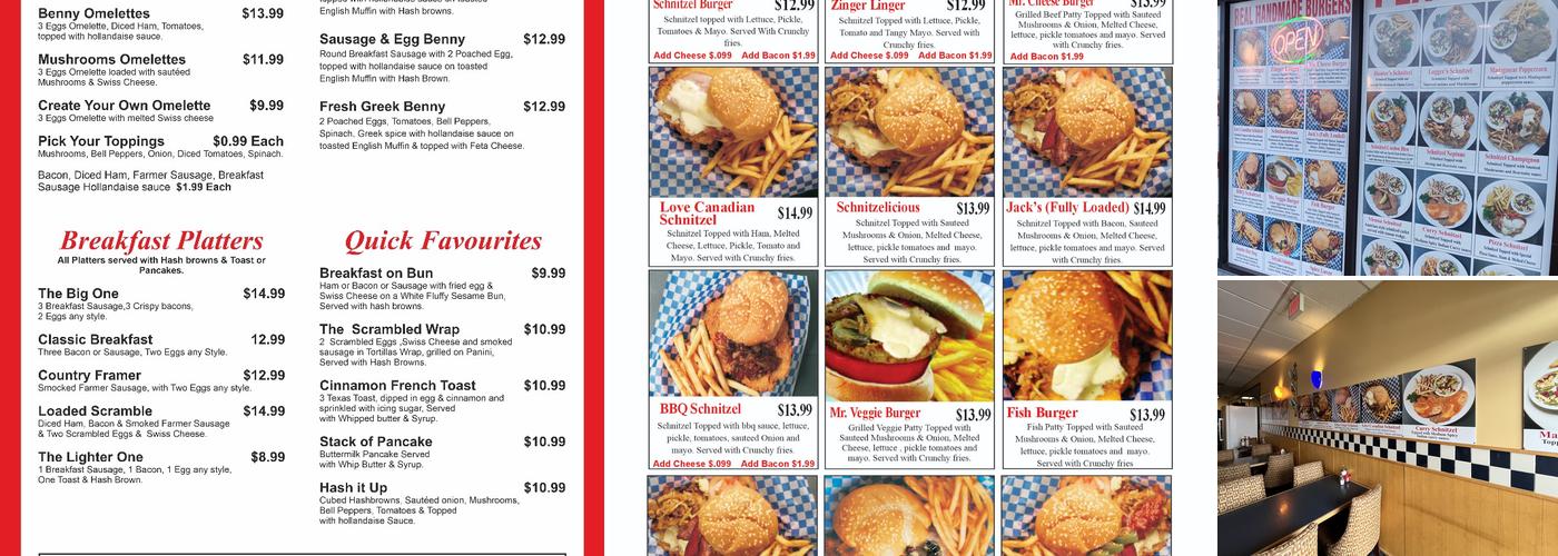 Schnitzelz Menu