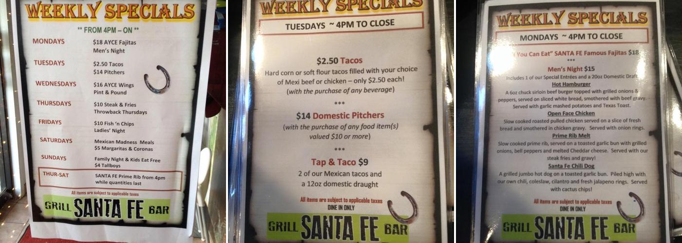 Shemron Suites Hotel Menu