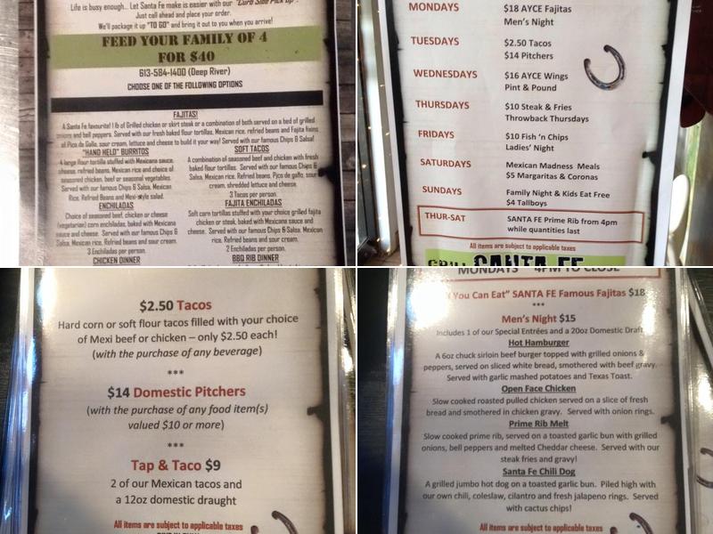 Shemron Suites Hotel Menu