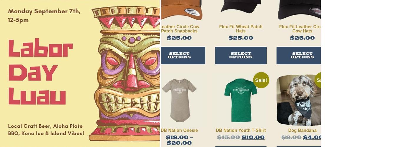 Dying Breed Brewing Menu