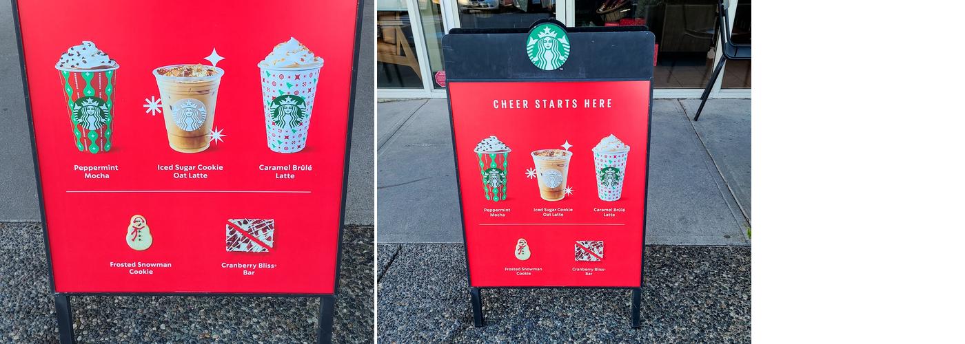 Starbucks Menu