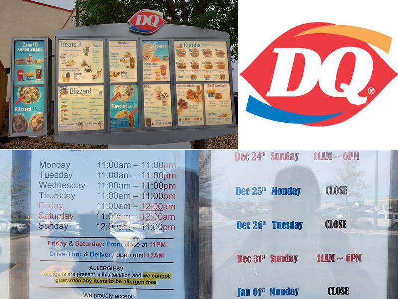 Dairy Queen Menu