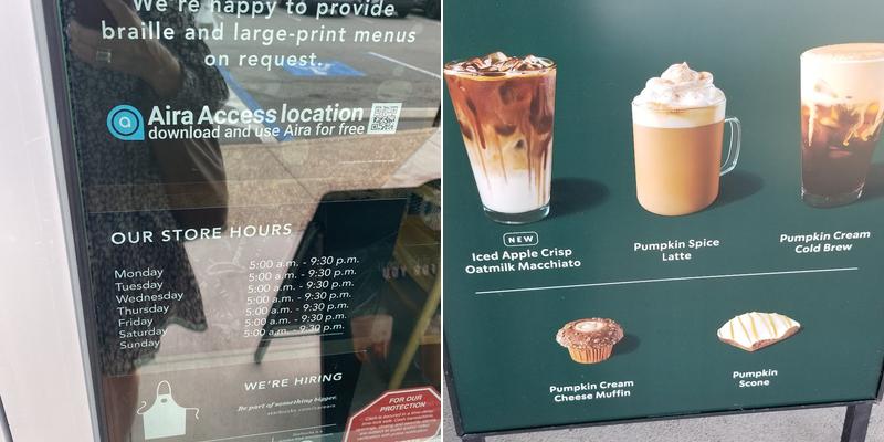 Starbucks Menu