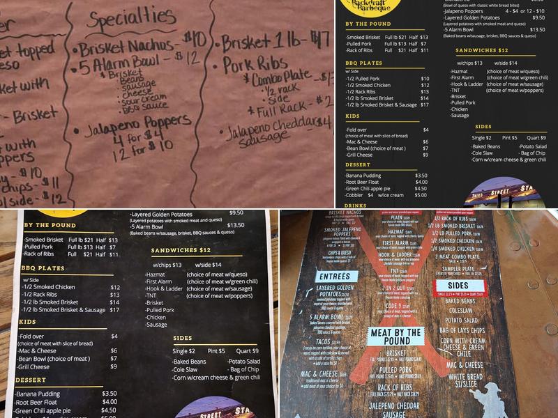 RibCrib BBQ Menu