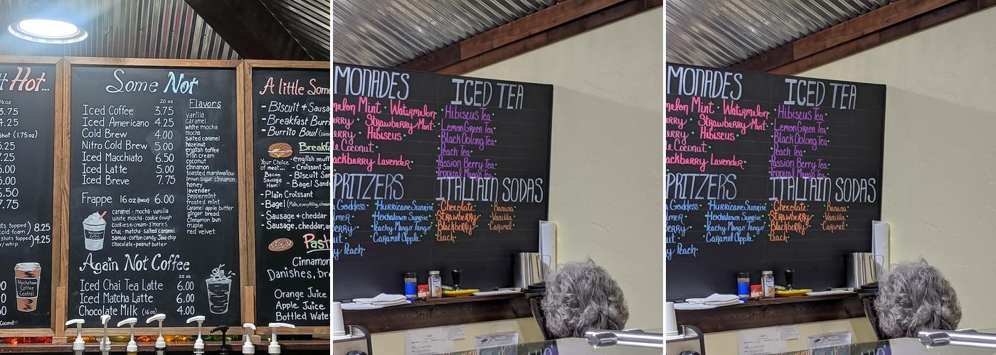 Hochatown Coffee Central, LLC Menu