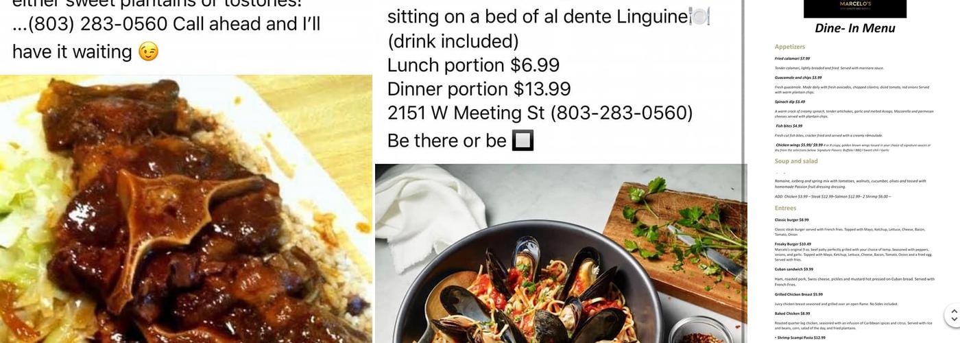 Marcelo's Restaurant Menu