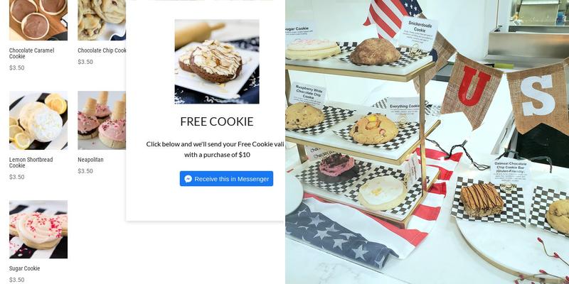 Batch Cookie Shop Menu