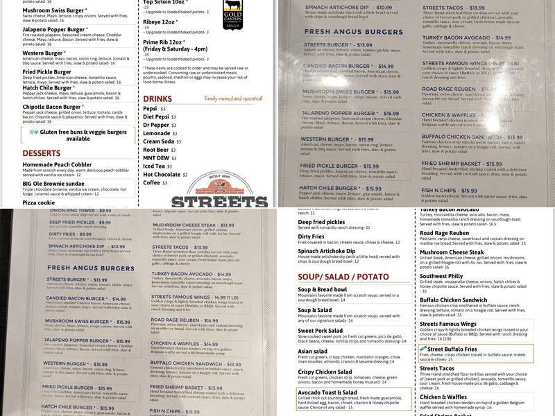 Streets on Main Menu