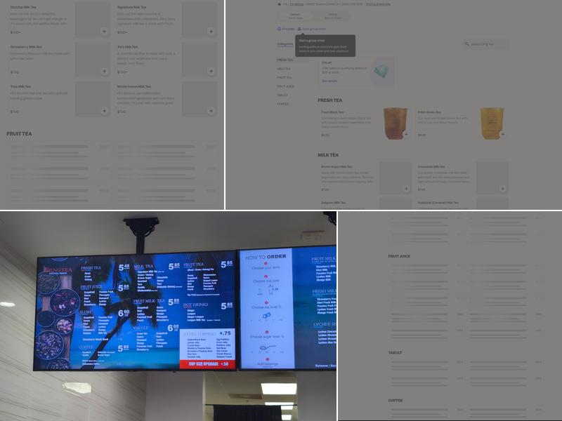 Ding Tea Foothill Ranch Menu