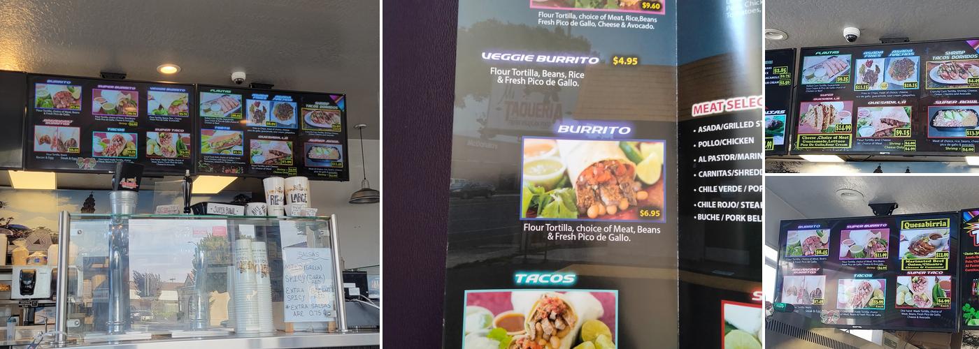 Mi Taqueria Menu