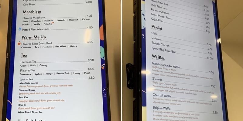 Macchiato Menu