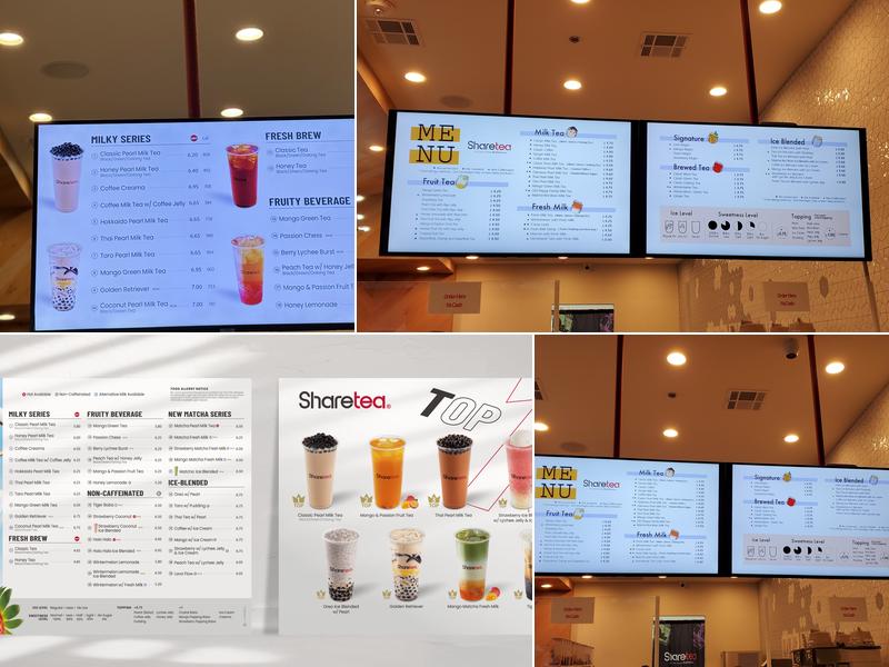 Sharetea Menu
