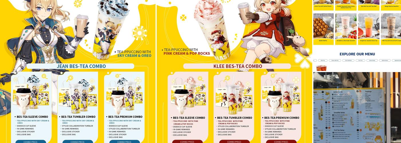 Happy Lemon Westfield UTC Menu