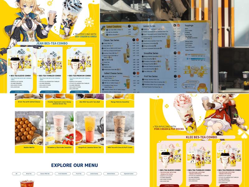 Happy Lemon Westfield UTC Menu